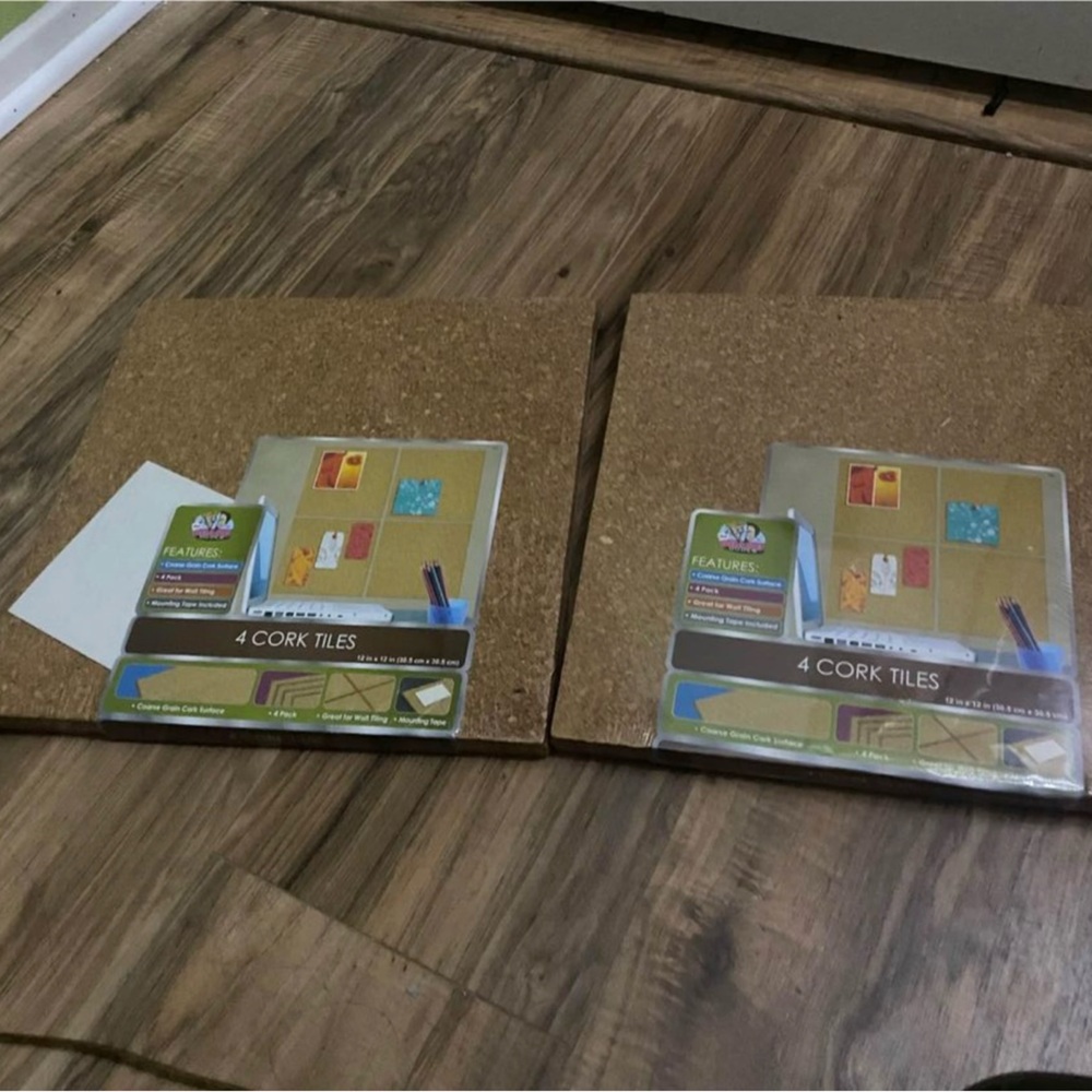 Cork tiles